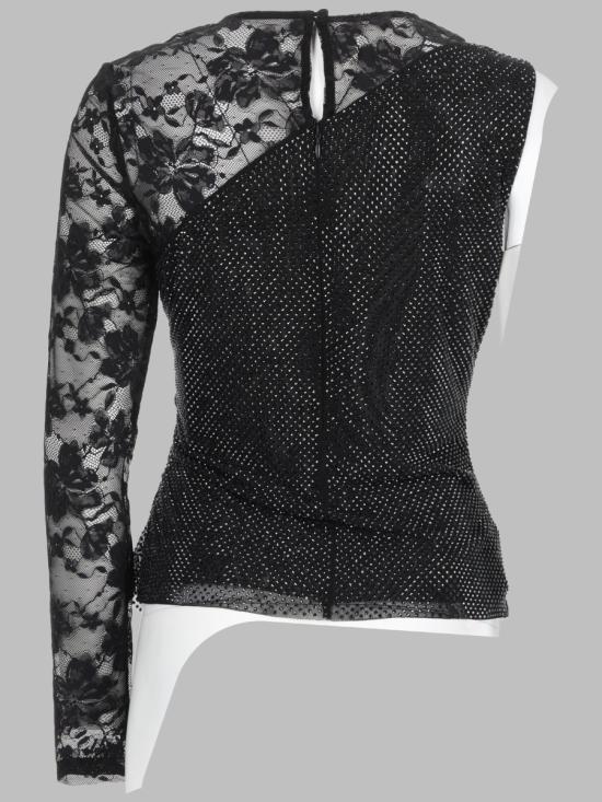 25FW 셀프 포트레이트 탑 PF25 100T B BLACK - SELF PORTRAIT