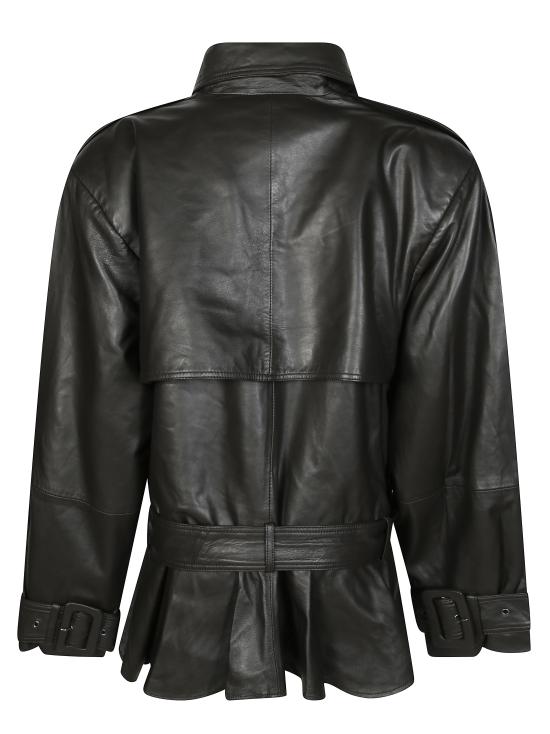 26FW 로테이트 가죽 자켓 1158171667 MARRONE - ROTATE