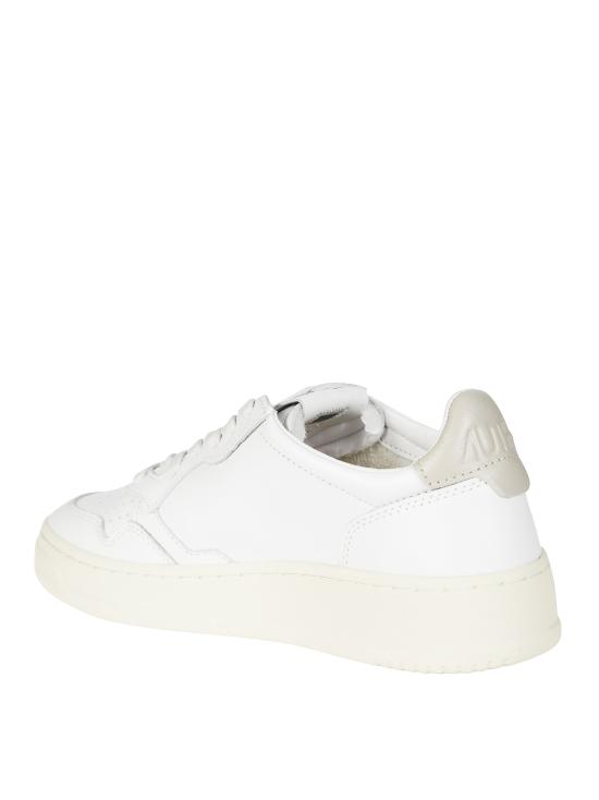 26FW 오트리 메달리스트 로우 레더 스니커즈 AULWLL27 WHTFEATHER BIANCO - AUTRY