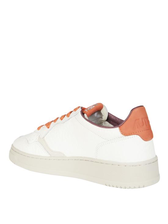 26FW 오트리 메달리스트 로우 스니커즈 AULMNE17 PUMPKINSAND BIANCO - AUTRY