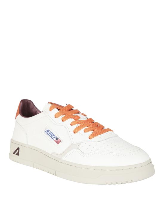 26FW 오트리 메달리스트 로우 스니커즈 AULMNE17 PUMPKINSAND BIANCO - AUTRY