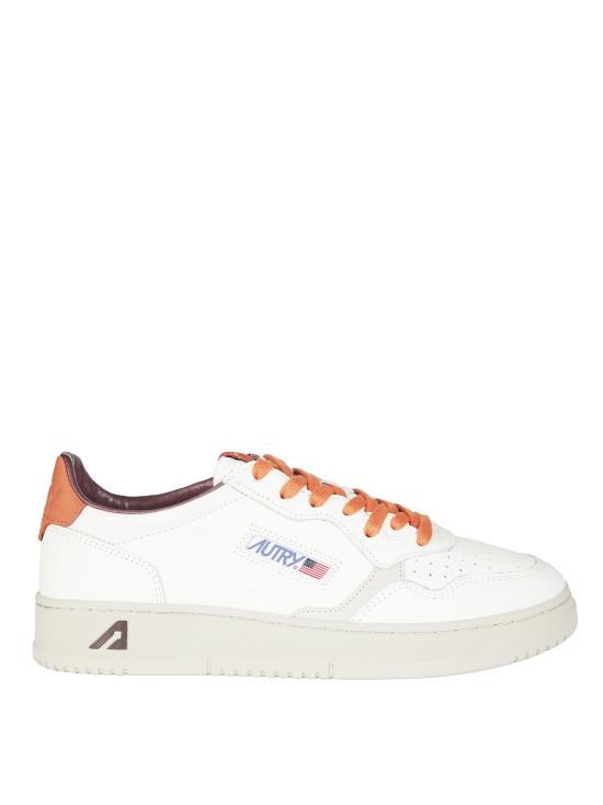 26FW 오트리 메달리스트 로우 스니커즈 AULMNE17 PUMPKINSAND BIANCO