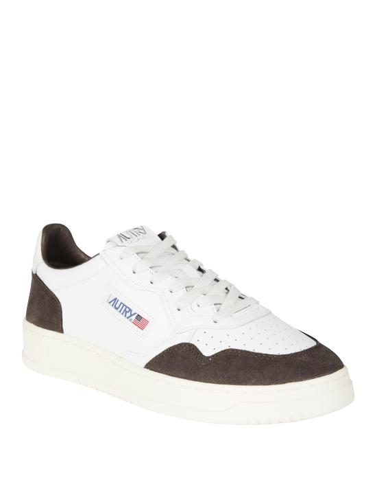 26FW 오트리 메달리스트 로우 스니커즈 AULMFT19 WHTMOGANO BIANCO - AUTRY