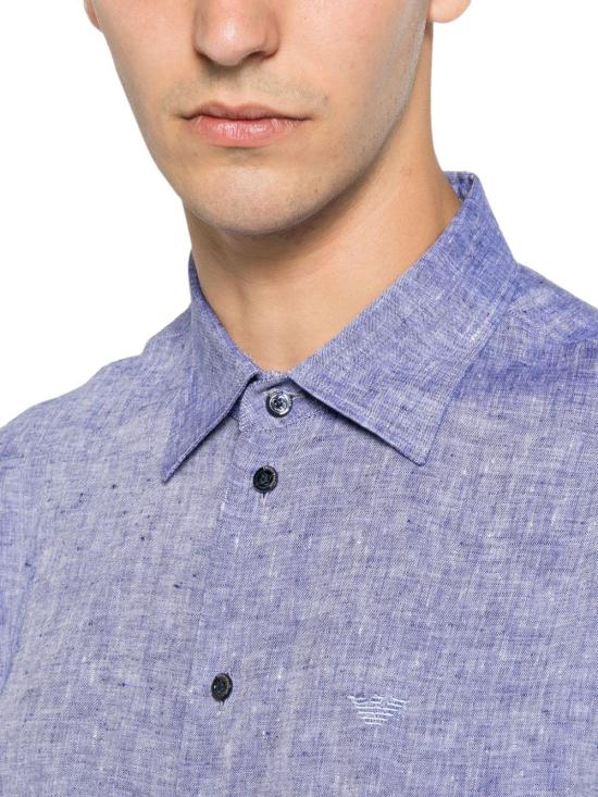 26SS 엠포리오 아르마니 셔츠 EM000099TE10157OB003 BLUE - EMPORIO ARMANI