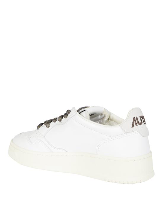 26FW 오트리 메달리스트 로우 레더 스니커즈 AULWSW05 WHTCHOCOCHIP BIANCO - AUTRY