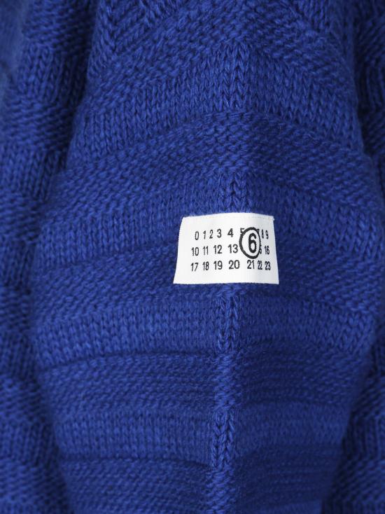 26FW MM6 메종마르지엘라 터틀넥 SH0HA0004M13040 483 BLU - MM6 MAISON MARGIELA