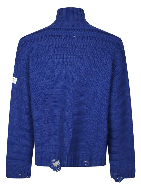26FW MM6 메종마르지엘라 터틀넥 SH0HA0004M13040 483 BLU - MM6 MAISON MARGIELA