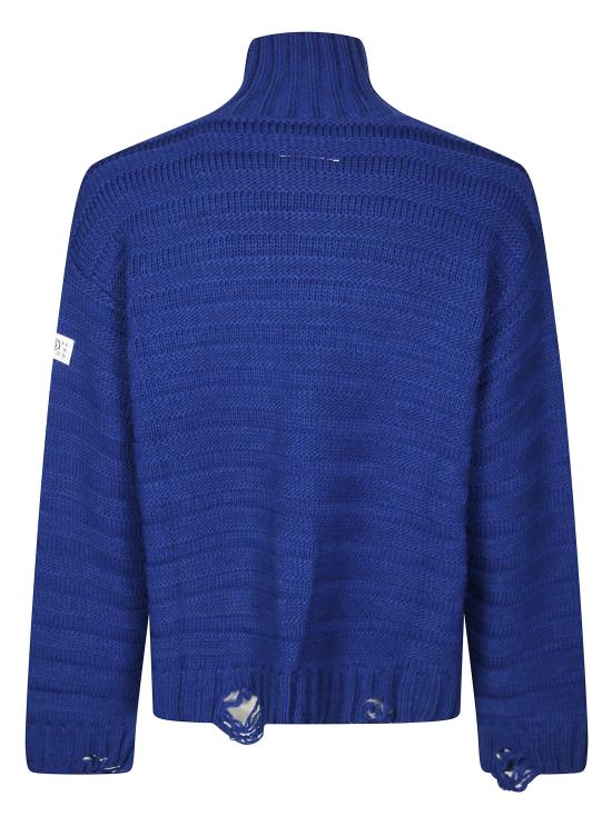 26FW MM6 메종마르지엘라 터틀넥 SH0HA0004M13040 483 BLU - MM6 MAISON MARGIELA
