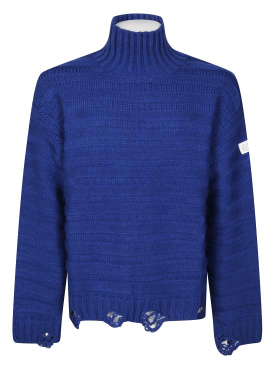 26FW MM6 메종마르지엘라 터틀넥 SH0HA0004M13040 483 BLU