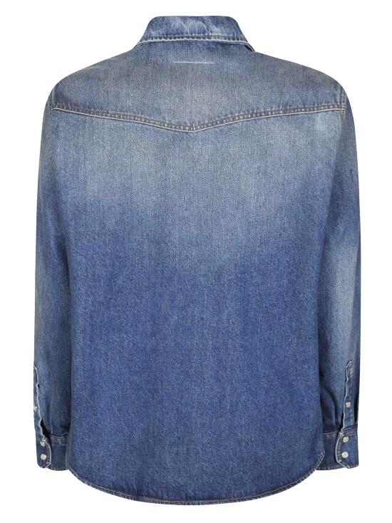 26FW MM6 메종마르지엘라 데님 셔츠 SH0DT0053M30058 965 BLU - MM6 MAISON MARGIELA