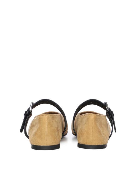26SS 미우미우 플랫 슈즈 5F625E008F0151 Beige - MIU MIU