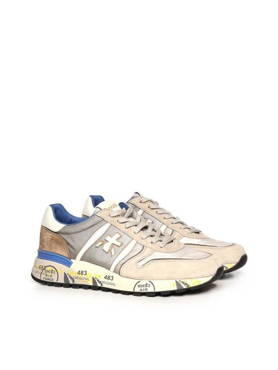 26SS 프리미아타 랜더 코어 레이스업 스니커즈 LANDER8010 Light Grey - PREMIATA