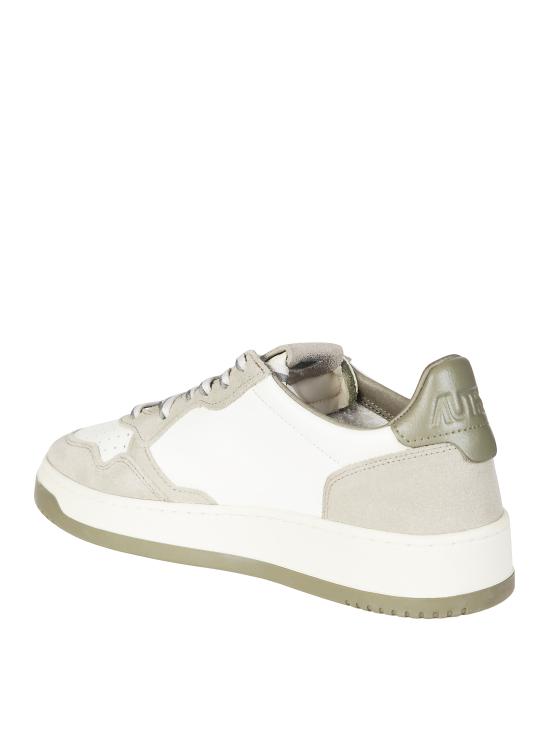 26FW 오트리 메달리스트 로우 스니커즈 AULMBW07 WHTLICORICE BEIGE - AUTRY