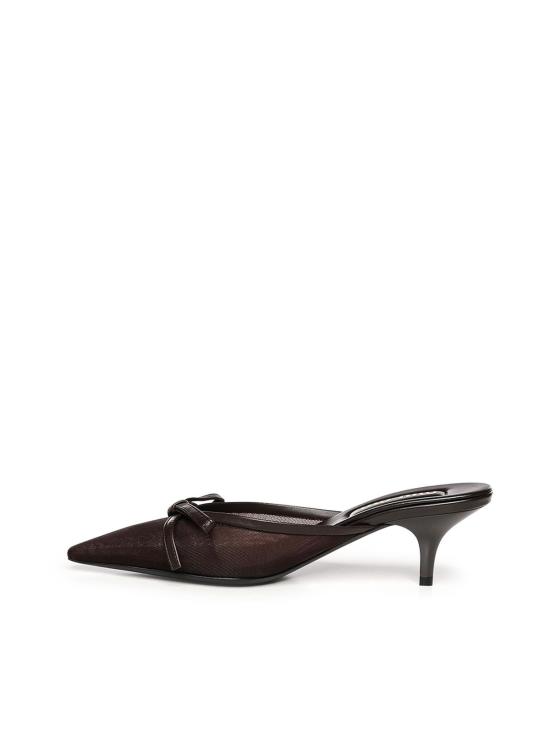 26SS 미우미우 뮬/슬리퍼 5R594E099F0003 Dark Brown - MIU MIU