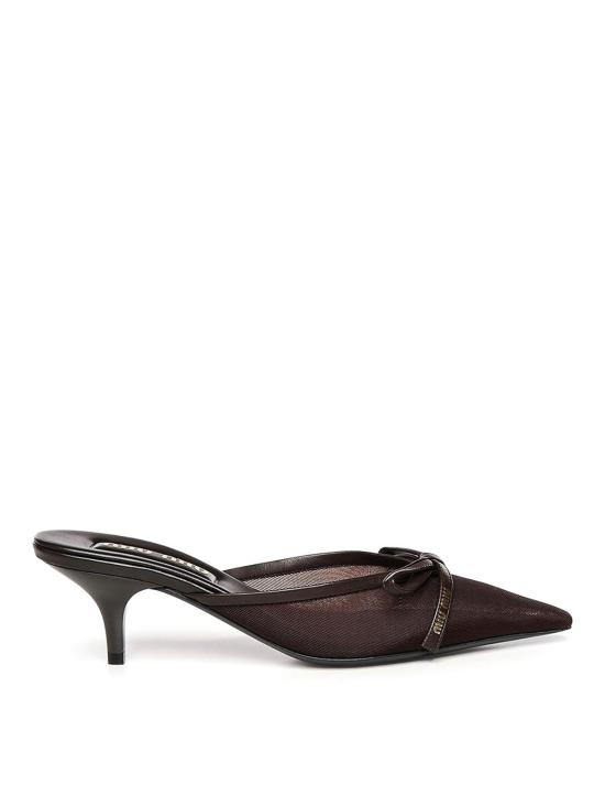 26SS 미우미우 뮬/슬리퍼 5R594E099F0003 Dark Brown