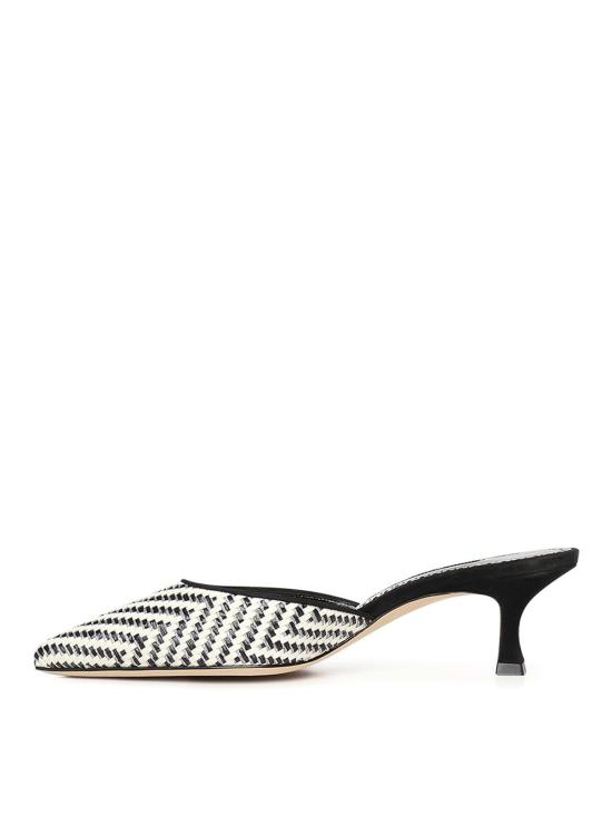 26SS 마놀로 블라닉 뮬/슬리퍼 1263126978I White - MANOLO BLAHNIK