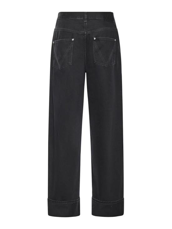 26SS 보테가베네타 스트레이트 팬츠 861563V69O01000 Black - BOTTEGA VENETA