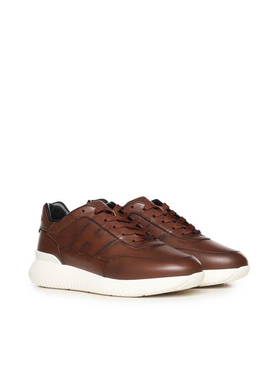 26SS 호간 스니커즈 HXM7090GB90QTUS013 Brown - HOGAN