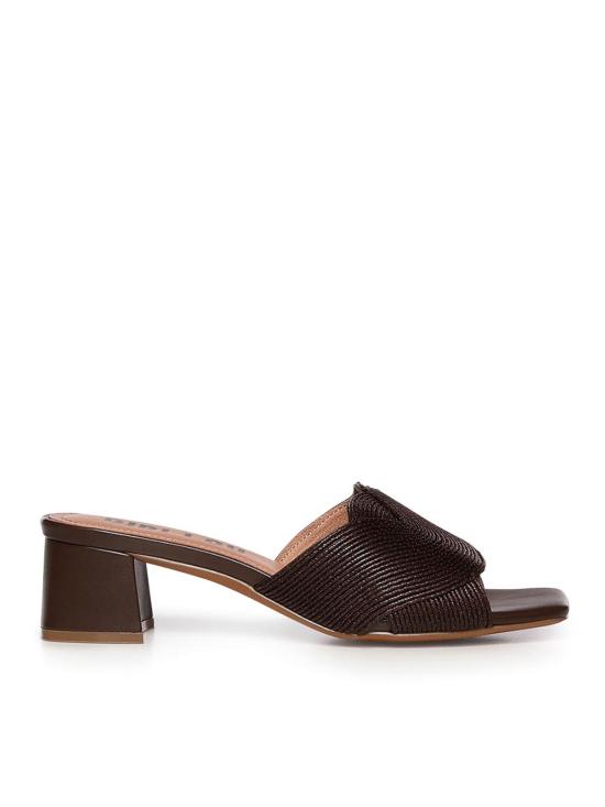 26SS 비비루 뮬/슬리퍼 879Z94HGMARRON Brown