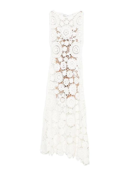 26SS 셀프 포트레이트 롱 원피스 AC26031X White
