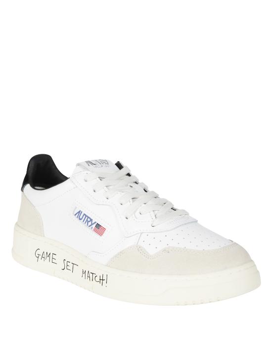 26FW 오트리 메달리스트 로우 스니커즈 AULMMA04 WHTBLACK BIANCO - AUTRY