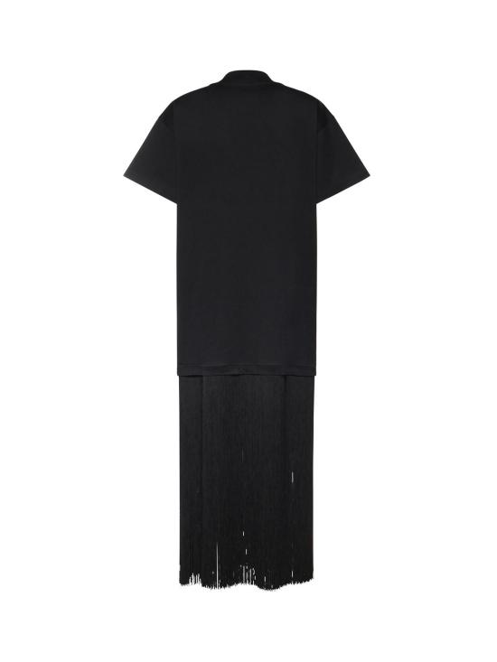 26SS 알라이아 반팔 티셔츠 AA9I0029J103C999 Black - ALAIA