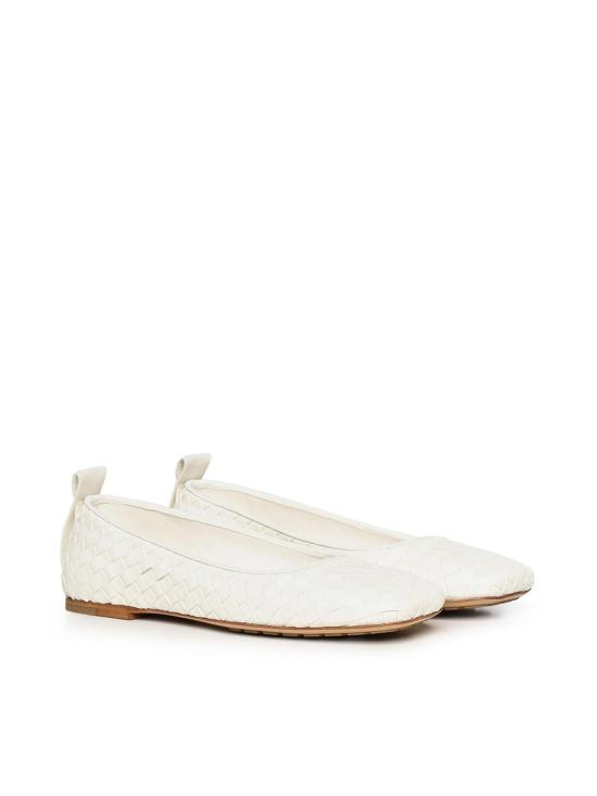  보테가베네타 플랫 슈즈 868206V2ED09117 White - BOTTEGA VENETA