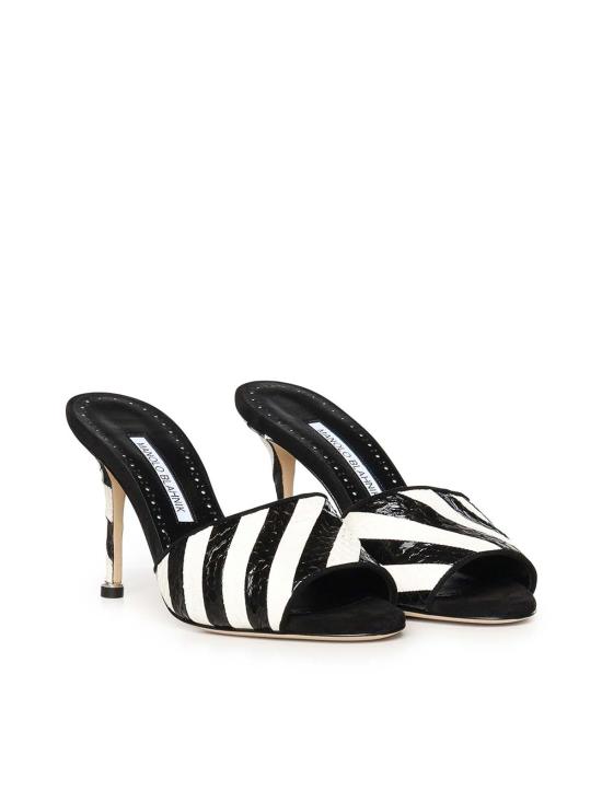 26SS 마놀로 블라닉 뮬/슬리퍼 12631519735 White - MANOLO BLAHNIK