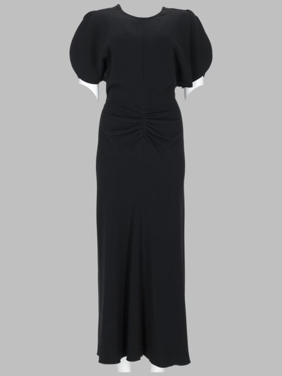 26FW 빅토리아 베컴 롱 원피스 1124WDR005227A BLACK
