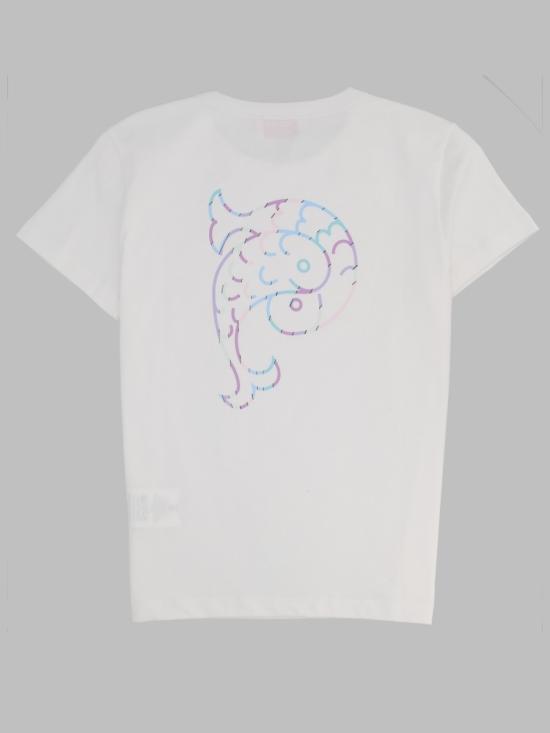 26FW [키즈] 푸찌 티셔츠 PZ8A21K Z3672100 WHITE - PUCCI