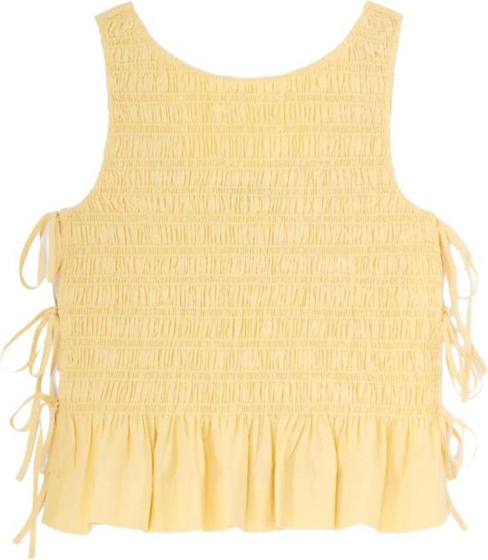 26FW 가니 민소매 티셔츠 A104048900K YELLOW