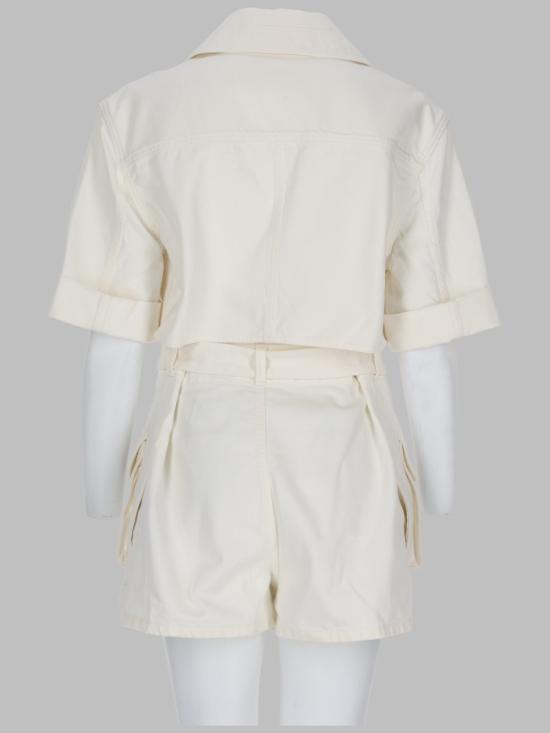 26FW 발망 수트 세트 HF1PU040DG14 0FC WHITE - BALMAIN