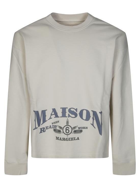 26FW MM6 메종마르지엘라 스웨터 SH0GU0044M25014 103 BIANCO
