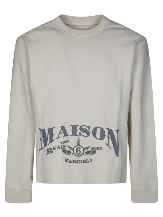 26FW MM6 메종마르지엘라 스웨터 SH0GU0044M25014 103 BIANCO
