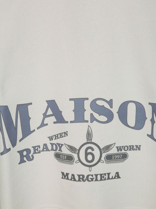 26FW MM6 메종마르지엘라 스웨터 SH0GU0044M25014 103 BIANCO - MM6 MAISON MARGIELA