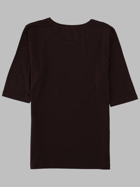 26FW 로테이트 반팔 티셔츠 1131311667 BCR7381667 BROWN - ROTATE