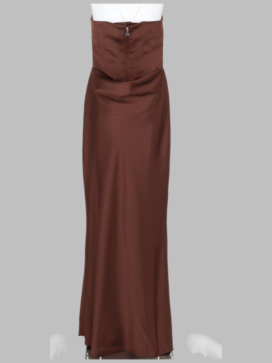 26FW 로테이트 롱 원피스 1163362910 BCR7162910 BROWN - ROTATE