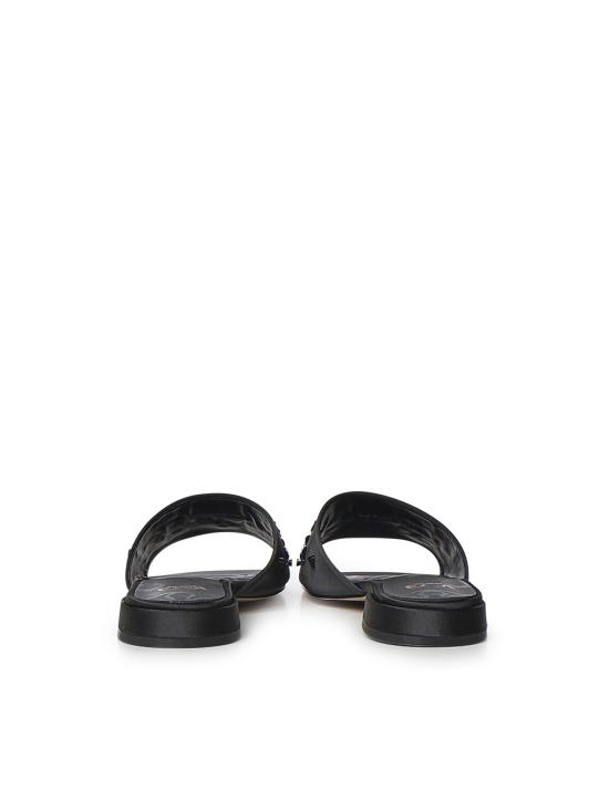 26SS 브이73 샌들 73SC9YM01RIC KAYLA FLATNERO BLACK - V73