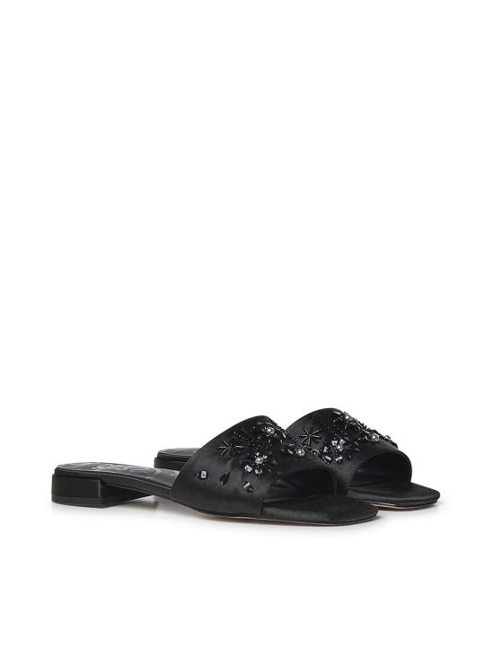 26SS 브이73 샌들 73SC9YM01RIC KAYLA FLATNERO BLACK - V73