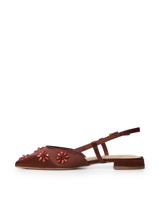 26SS 브이73 플랫 슈즈 73SC9YL01RIC KAYLA SLINGBACKCIOCCOLATO CHOCOLATE - V73