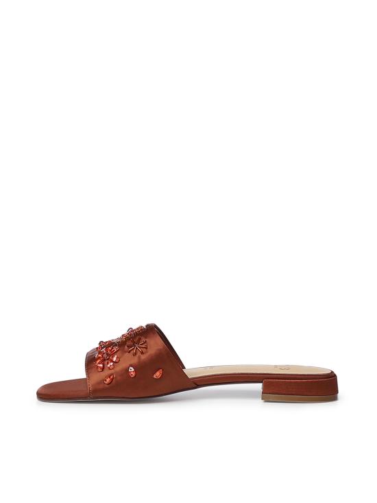 26SS 브이73 샌들 73SC9YM01RIC KAYLA FLATCIOCCOLATO CHOCOLATE - V73