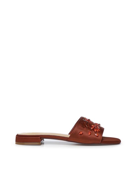 26SS 브이73 샌들 73SC9YM01RIC KAYLA FLATCIOCCOLATO CHOCOLATE