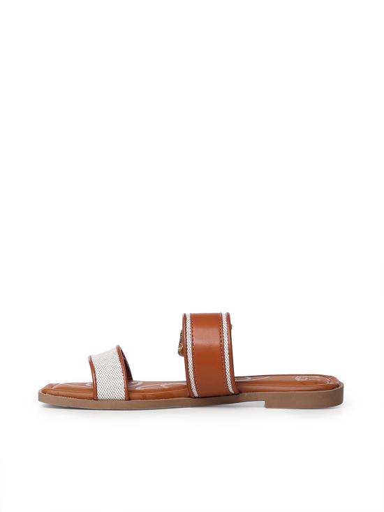 26SS 브이73 샌들 73SC9XW01 CASSIE FLATNATURALE CUOIO Natural tan - V73