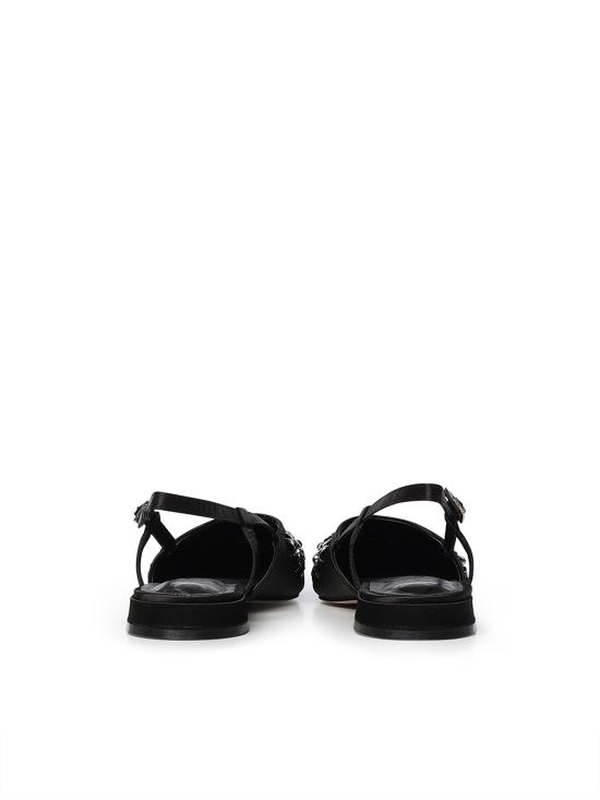 26SS 브이73 플랫 슈즈 73SC9YL01RIC KAYLA SLINGBACKNERO BLACK - V73