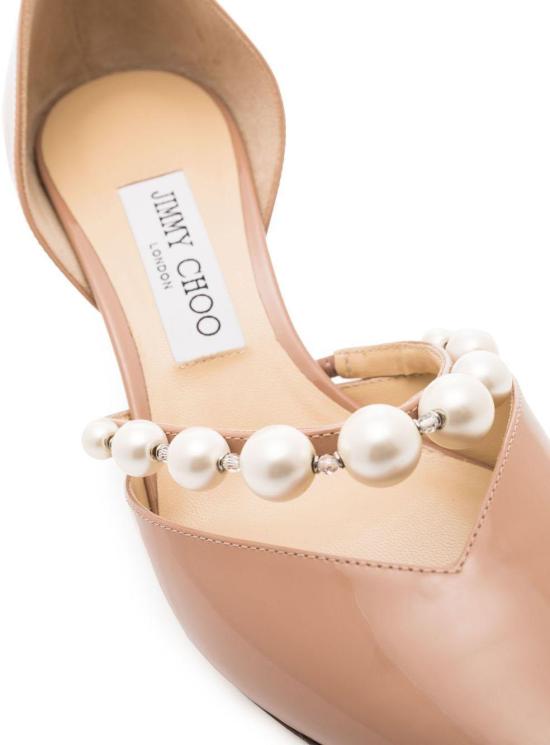 26FW 지미추 힐/펌프스 AURELIE65XKMBALLETPINKWHITE BEIGE - JIMMY CHOO