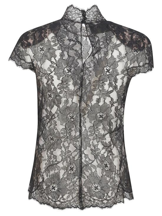 26SS 발렌티노 가라바니 탑 8B0AEBR5A6A 0NO Black - VALENTINO GARAVANI