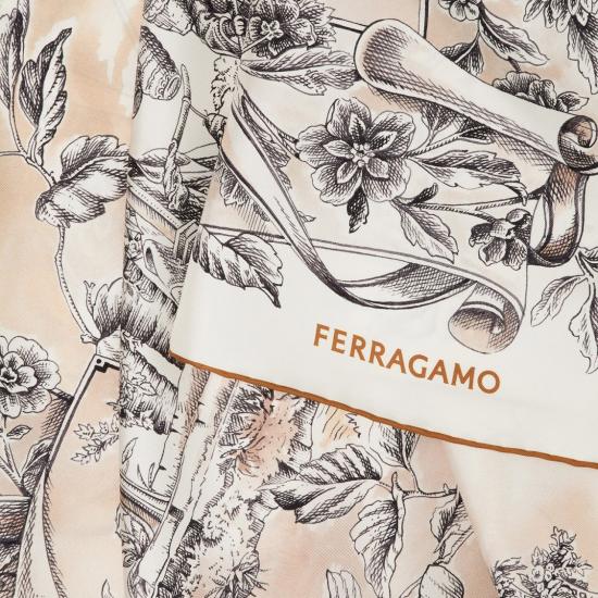 26FW 살바토레 페라가모 머플러/스카프 310244003 Neutrals - SALVATORE FERRAGAMO