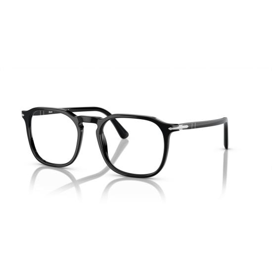 26SS 페르솔 안경 0Po3337v 클래식 스퀘어 아세테이트 안경 - PERSOL