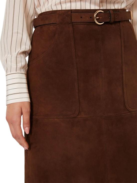 26SS 막스마라 스커트 2616401011600MSTTENNIS002 Brown - MAX MARA