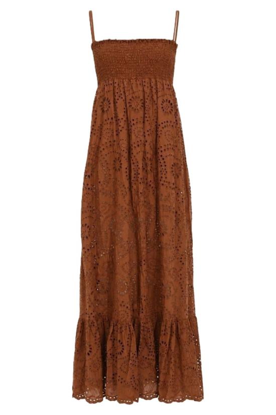 26SS 세인트바쓰 롱 원피스 JME00209200L Brown